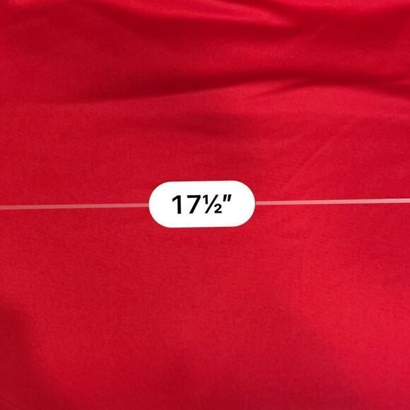 As U Wish Juniors Red Mock Neck Dress with 3/4 length sleeves in a size XS - Picture 11 of 11